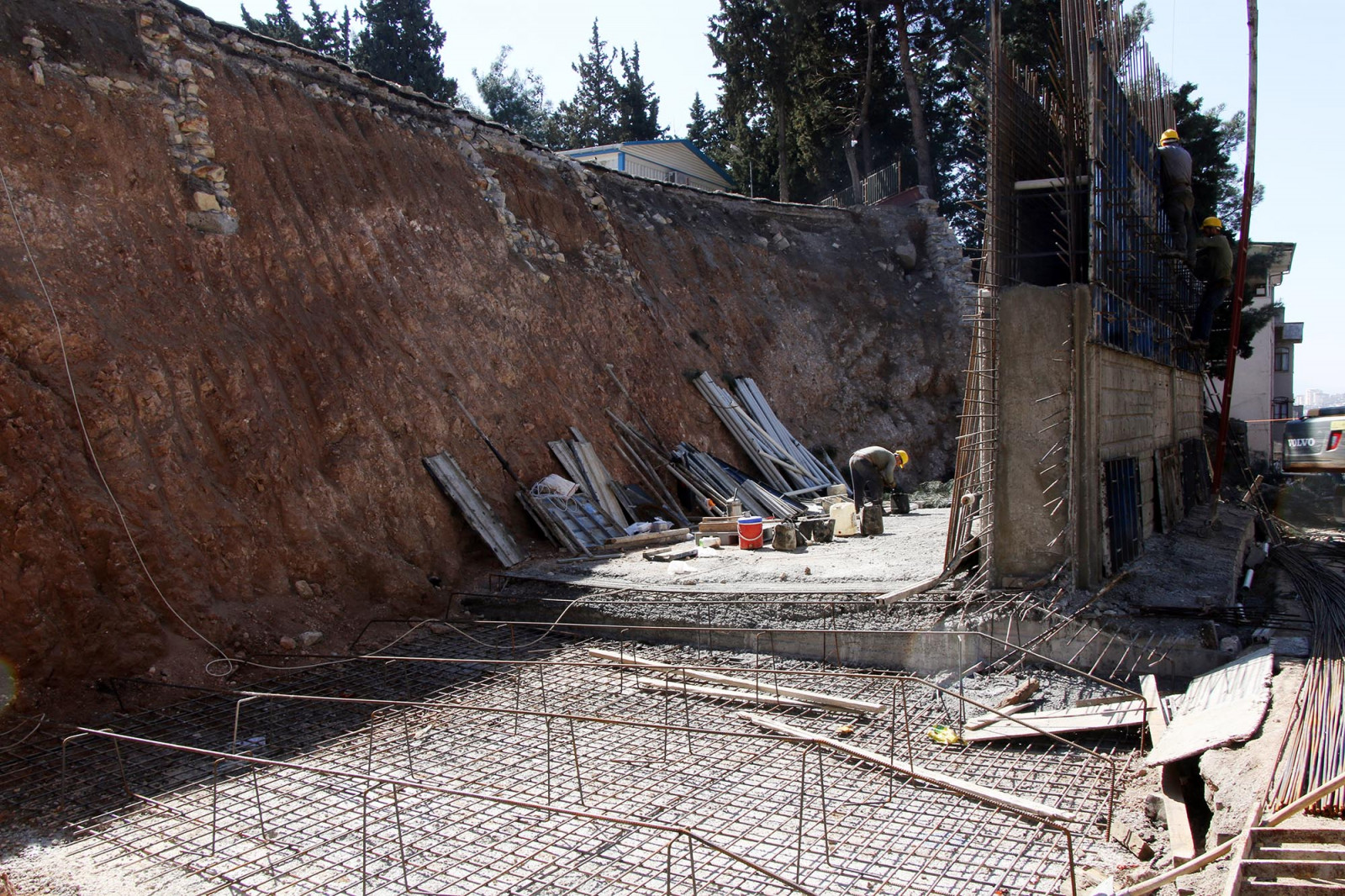 Çöken İstinat Duvarı Yapılıyor | Kahramanmaraş Büyükşehir Belediyesi
