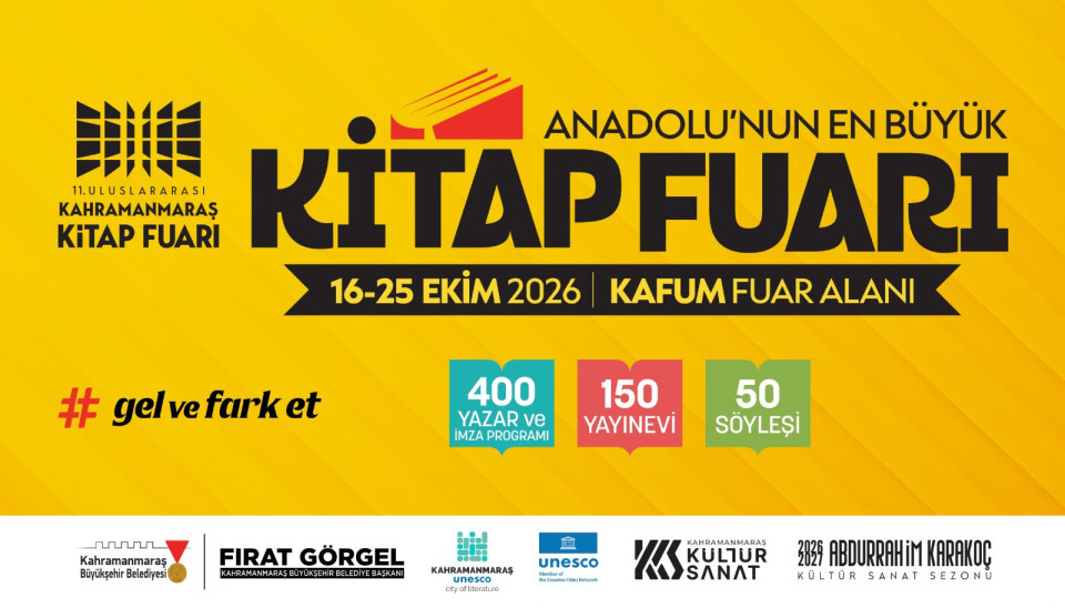 11. Uluslararası Kahramanmaraş Kitap Fuarı Etkinlik Takvimi